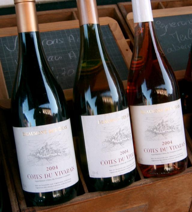 Cotes du Vivarais vin dArdeche France